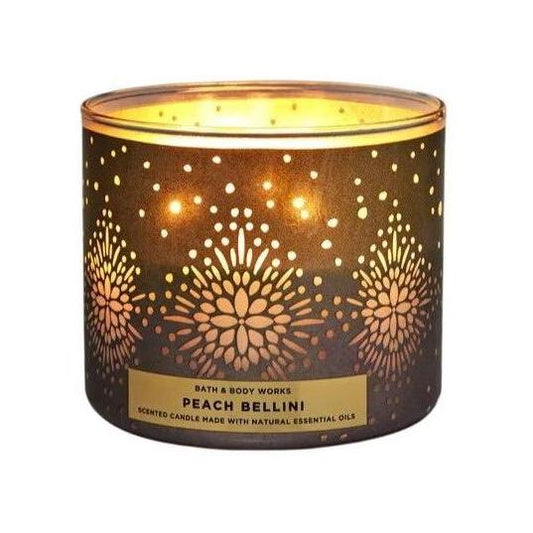 Bath & Body Works Peach Bellini 3-Wick Candle 