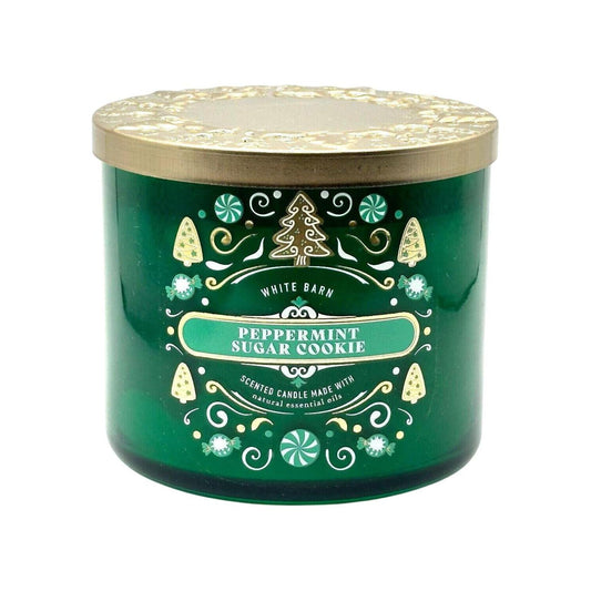 Bath & Body Works Peppermint Sugar Cookie Scented 3-Wick Candle 