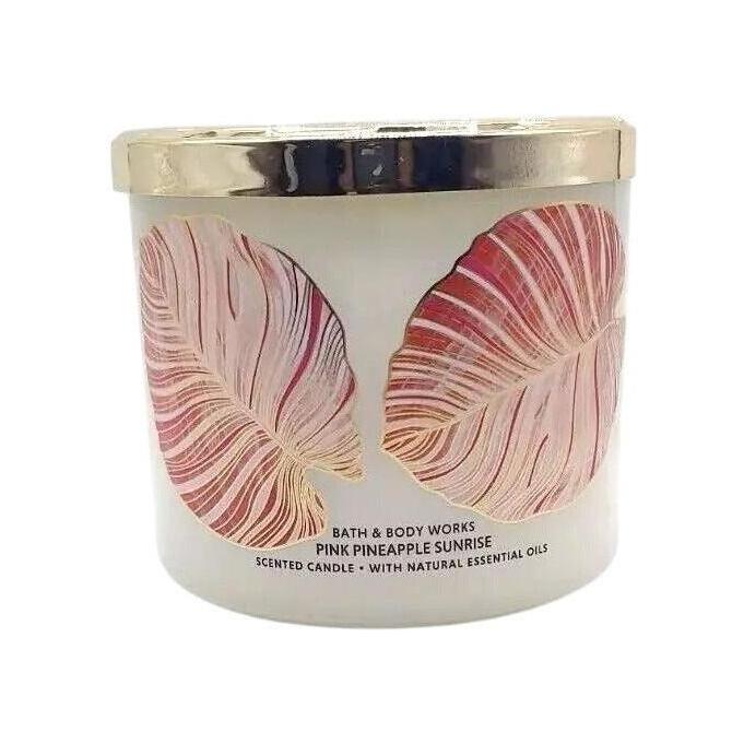 Bath & Body Works Pink Pineapple Sunrise 3-Wick Candle 