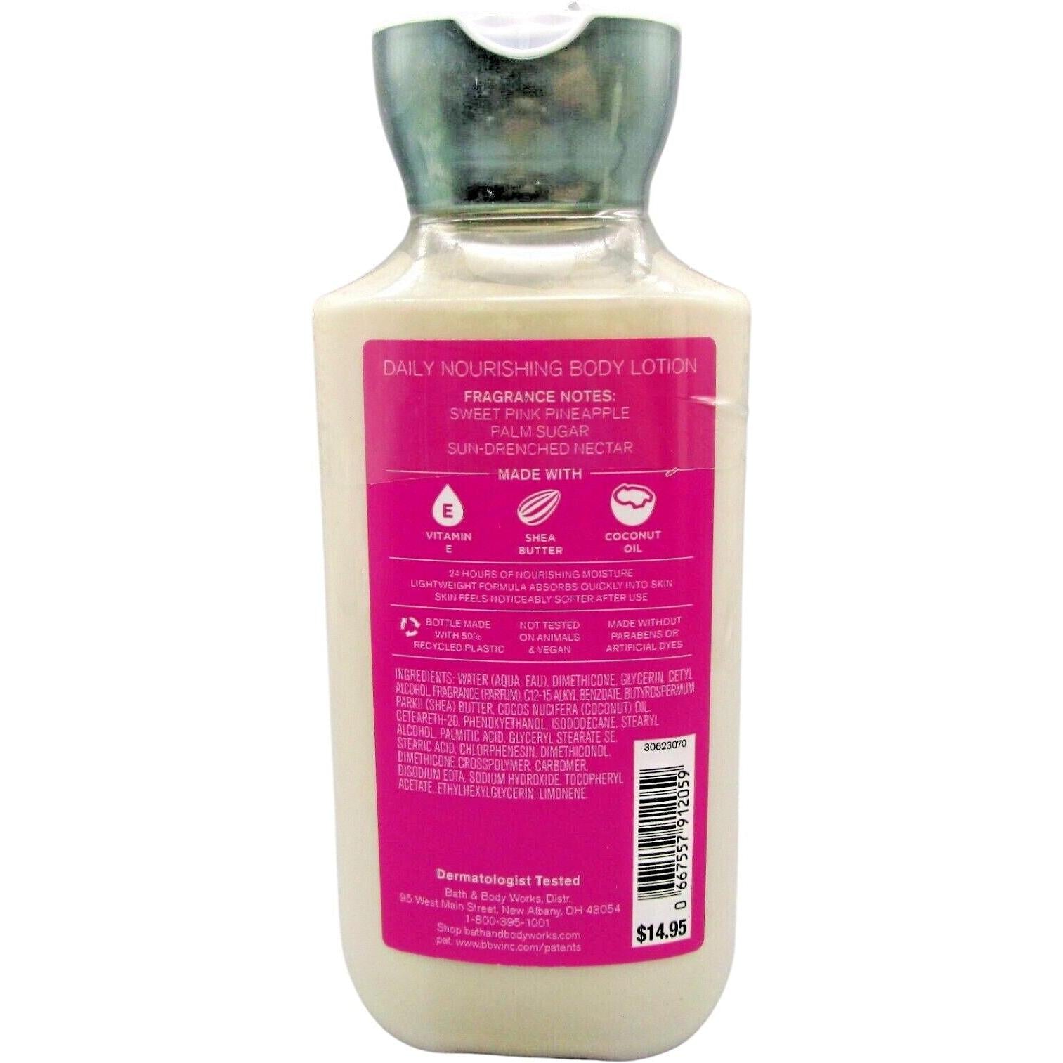 Bath & Body Works Pink Pineapple Sunrise Daily Nourishing Body Lotion 