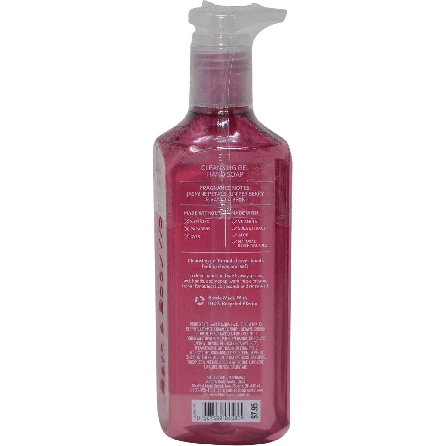 Bath & Body Works Pink Tinsel Petals Cleansing Gel Hand Soap 