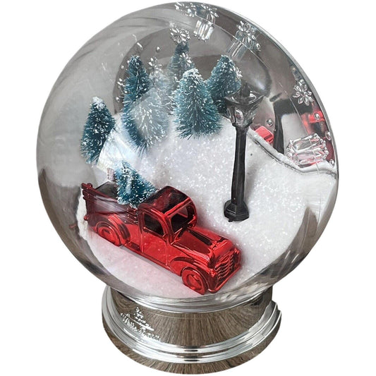 Bath & Body Works Red Truck Globe Wallflower Plug Nightlight Winter 