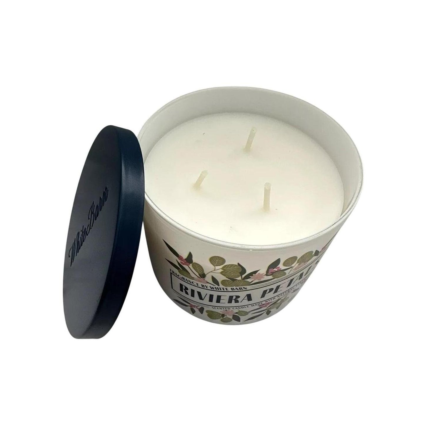 Bath & Body Works Riviera Petals White Barn Scented 3-Wick Candle (White Barn) 
