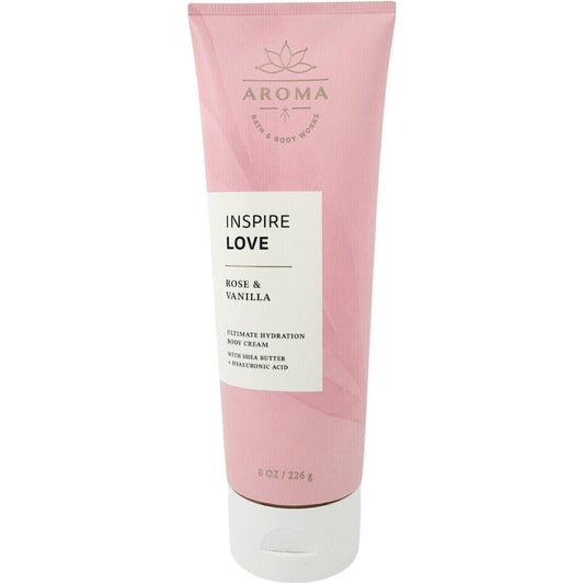 Bath & Body Works Rose & Vanilla Body Cream (Aromateraphy) 