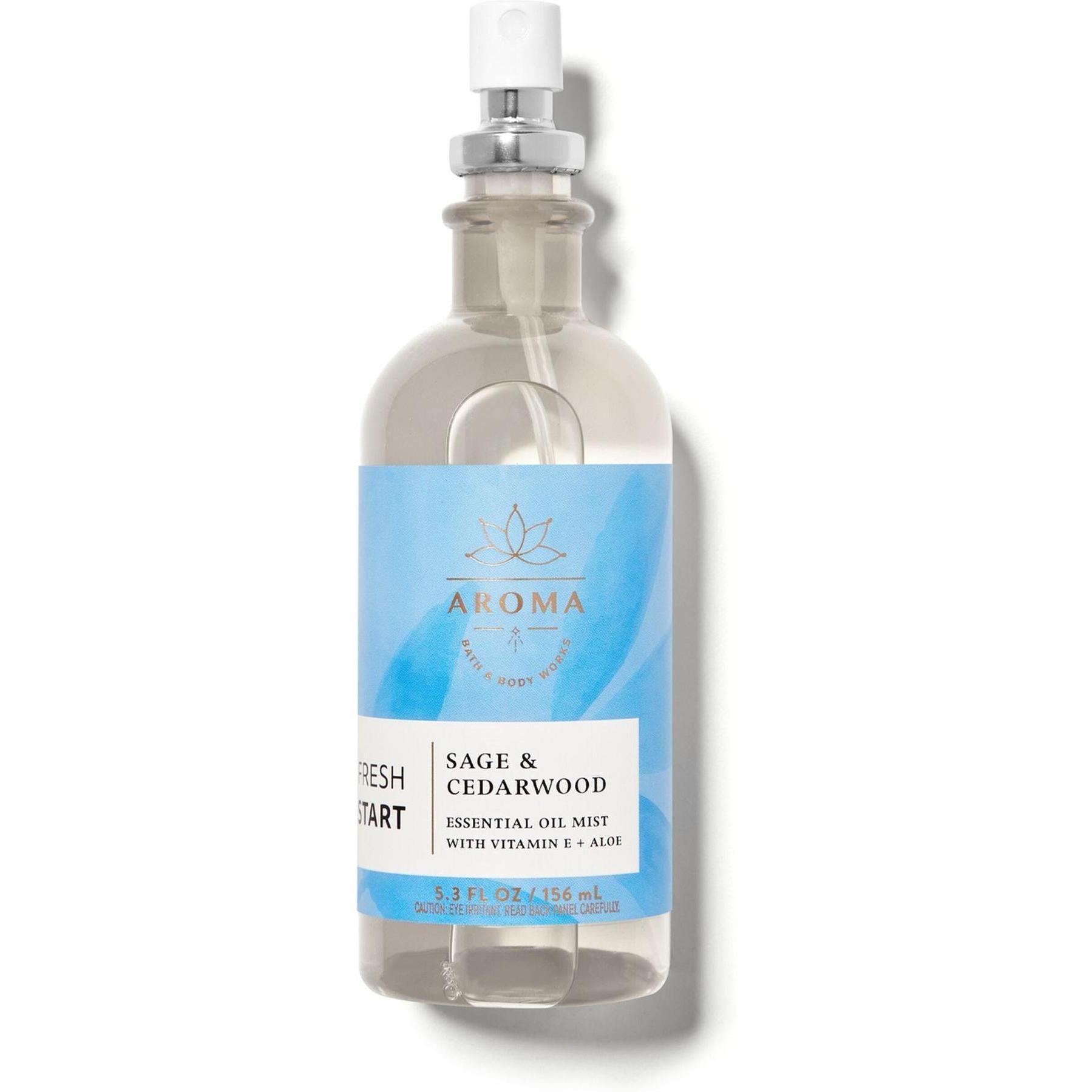 Bath & Body Works Sage Cedarwood Essential Oil Mist (Aromatherapy) 