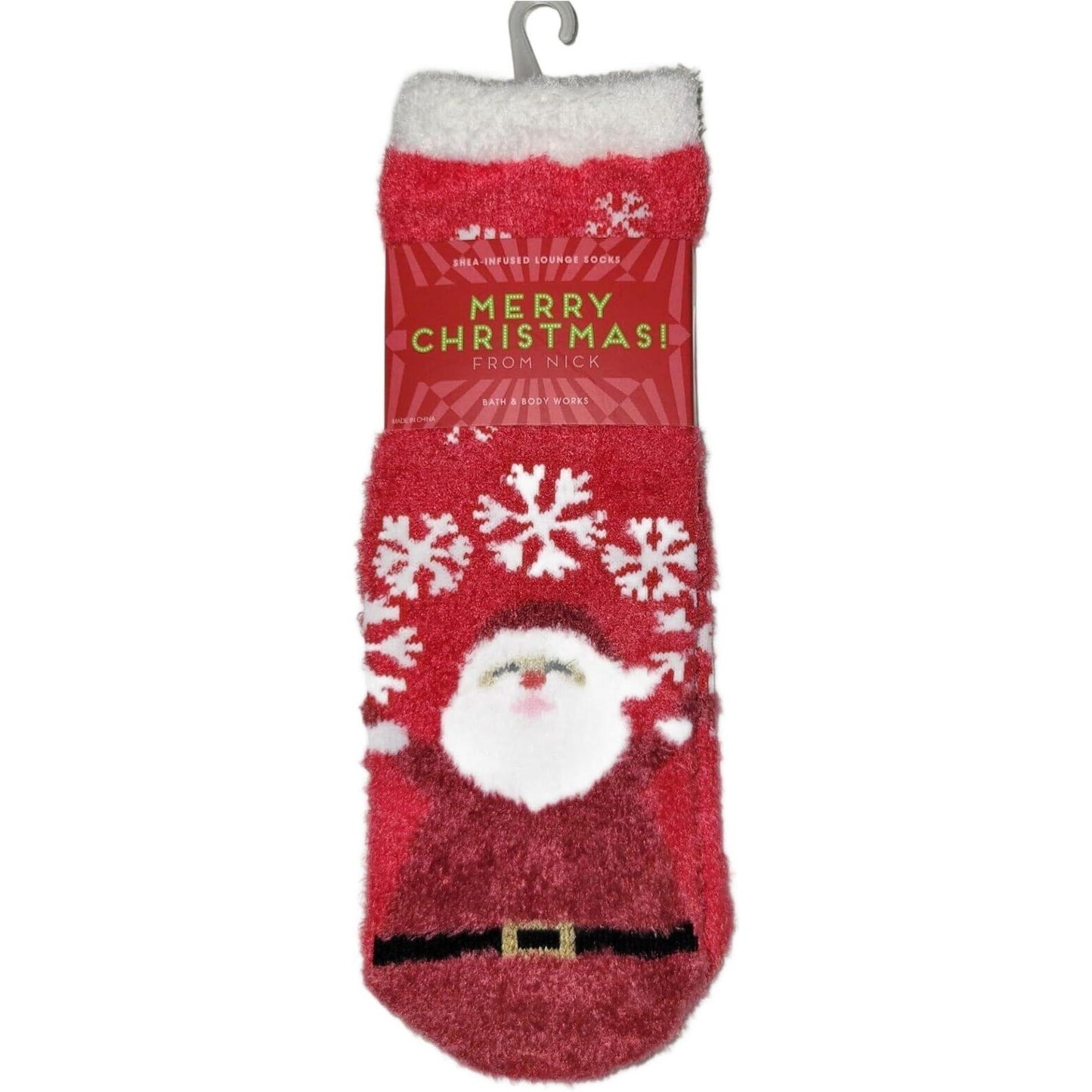 Bath & Body Works Shea Infused Lounge Socks From Nick For Christmas 