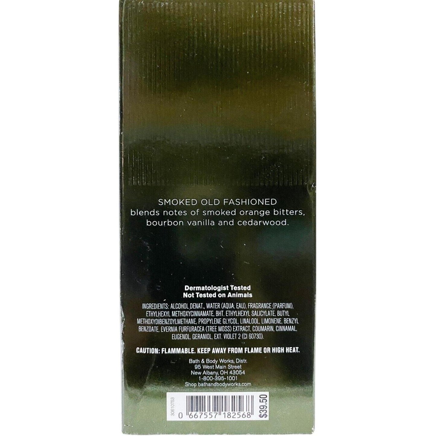 Bath & Body Works Smoked Old Fashioned Cologne (Men's Collection) 
