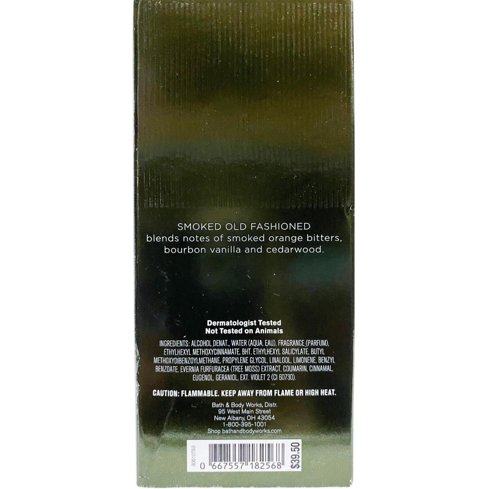 Bath & Body Works Smoked Old Fashioned Cologne (Men's Collection) 