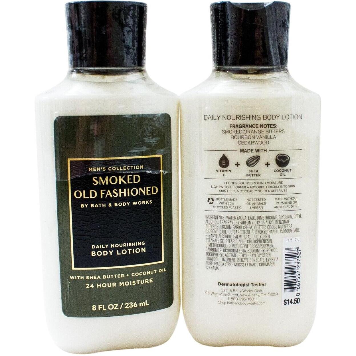 Bath & Body Works Smoked Old Fashioned Men'S Collection Body Lotion (Men's Collection) 