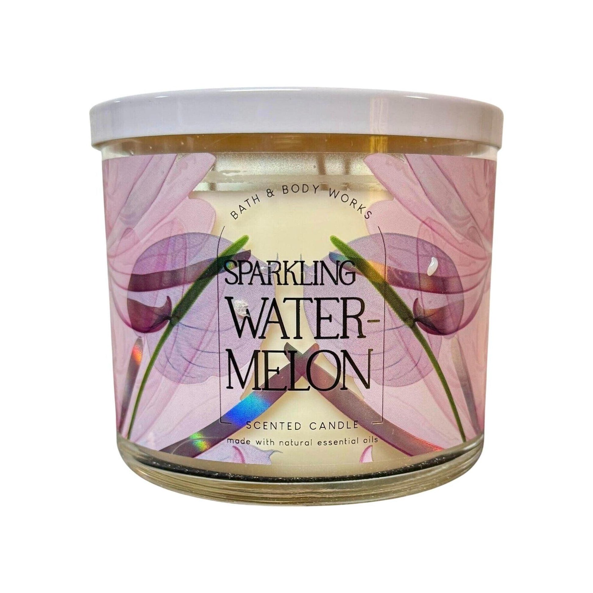 Bath & Body Works Sparkling Watermelon Scented 3-Wick Candle 