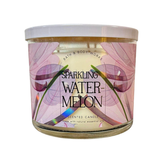 Bath & Body Works Sparkling Watermelon Scented 3-Wick Candle 