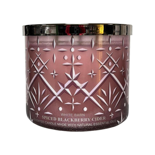 Bath & Body Works Spiced Blackberry Cider 3-Wick Candle 