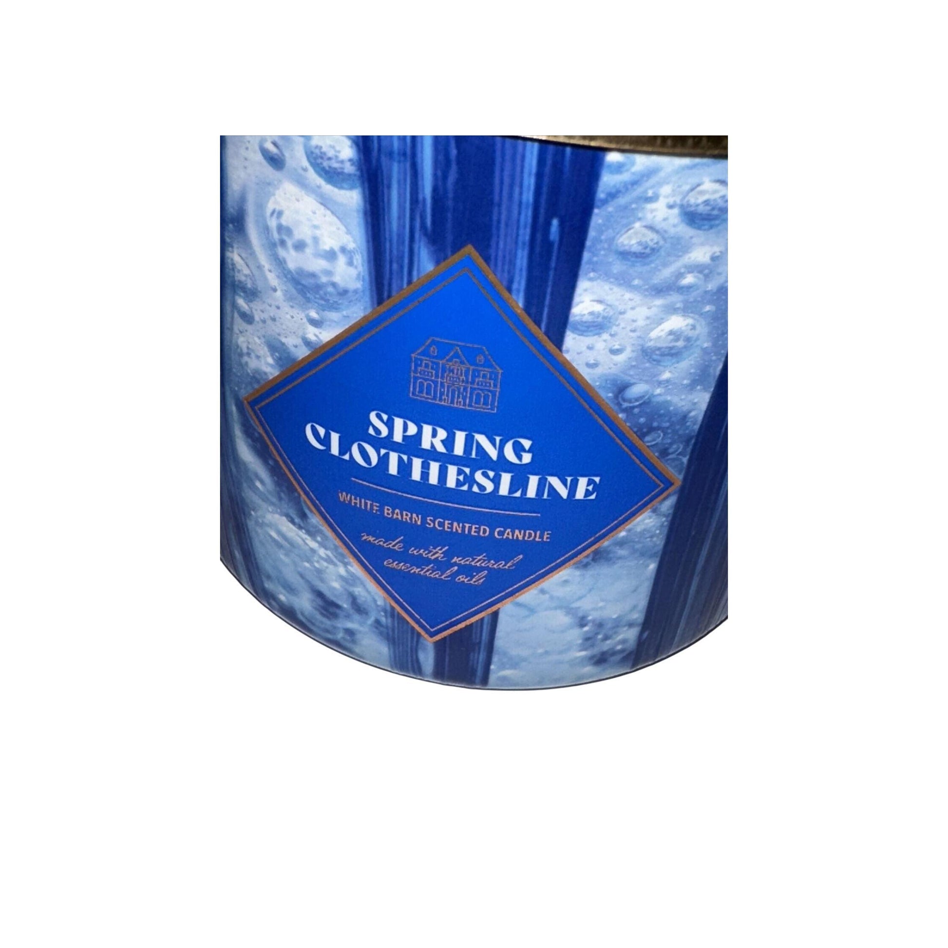 Bath & Body Works Spring Clothesline White Barn Scented Candle (White Barn) 