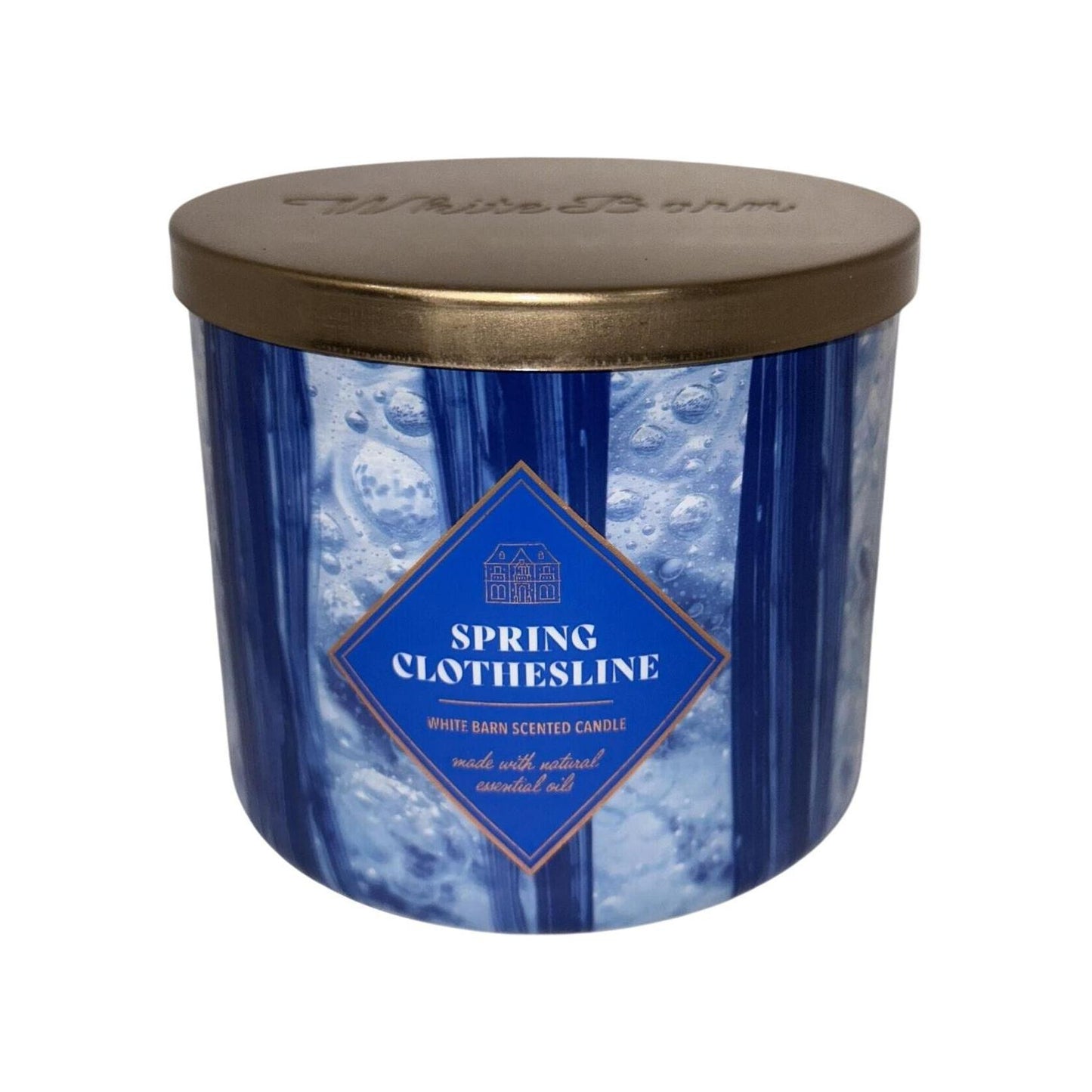Bath & Body Works Spring Clothesline White Barn Scented Candle (White Barn) 