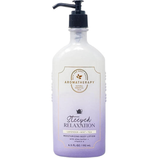 Bath & Body Works Steeped Relaxation Lavender + Mint + Tea Scented Lotion (Aromatherapy) 