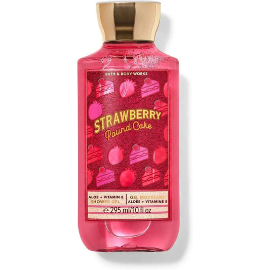 Bath & Body Works Strawberry Pound Cake Shower Gel 