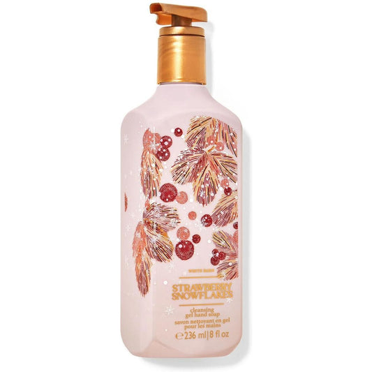 Bath & Body Works Strawberry Snowflakes Cleansing Gel Hand Soap 