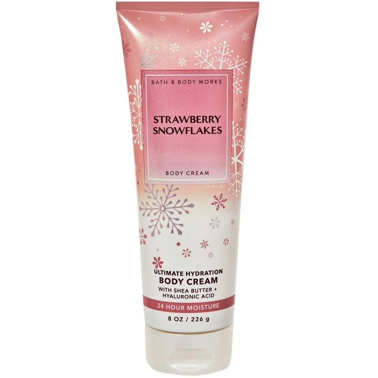 Bath & Body Works Strawberry Snowflakes Ultimate Hydration Body Cream 
