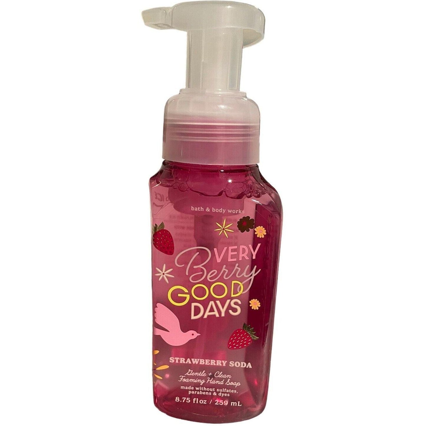 Bath & Body Works Strawberry Soda Gentle Foaming Hand Soap 