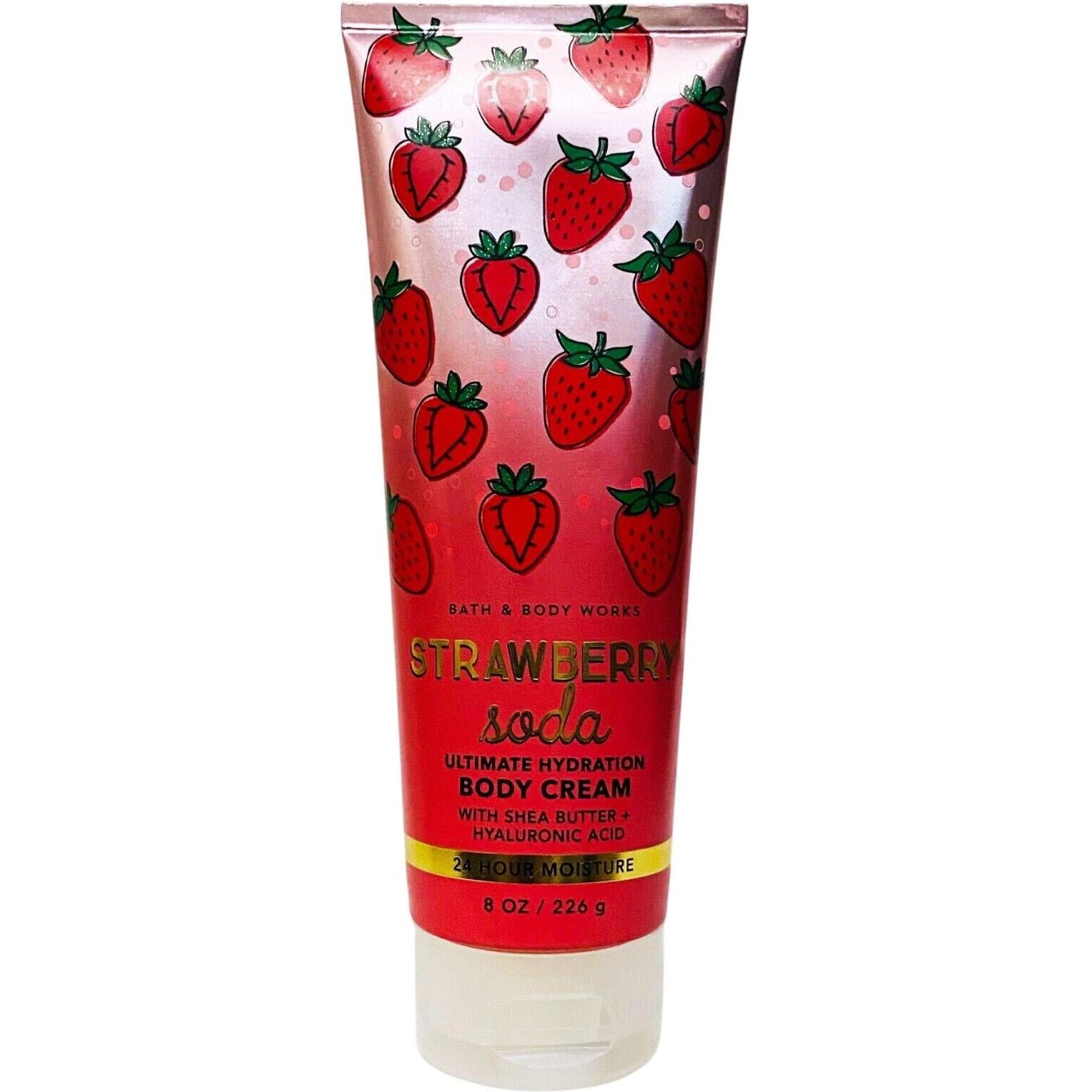 Bath & Body Works Strawberry Soda Ultimate Hydration Body Cream 