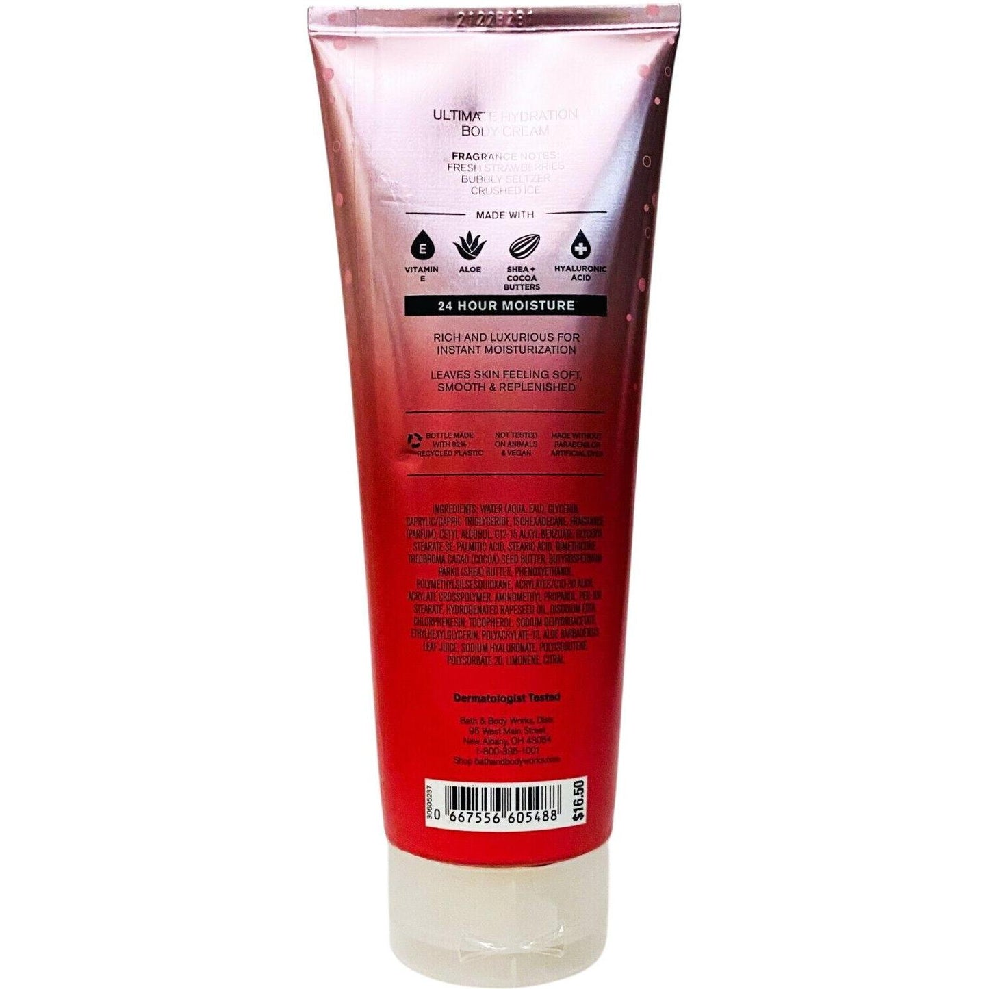 Bath & Body Works Strawberry Soda Ultimate Hydration Body Cream 