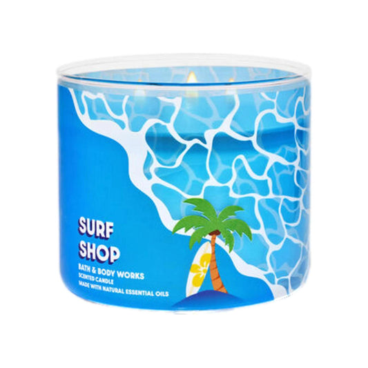 Bath & Body Works Surf Shop Scented 3-Wick Candle 