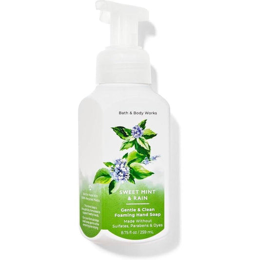 Bath & Body Works Sweet Mint & Rain Gentle & Clean Foaming Hand Soap 