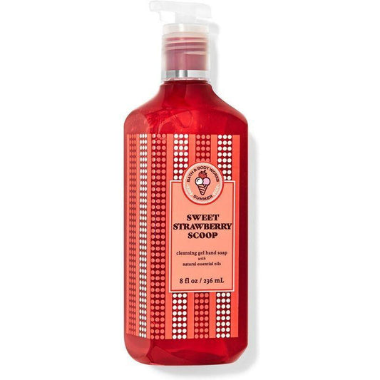 Bath & Body Works Sweet Strawberry Scoop Cleansing Gel Hand Soap 