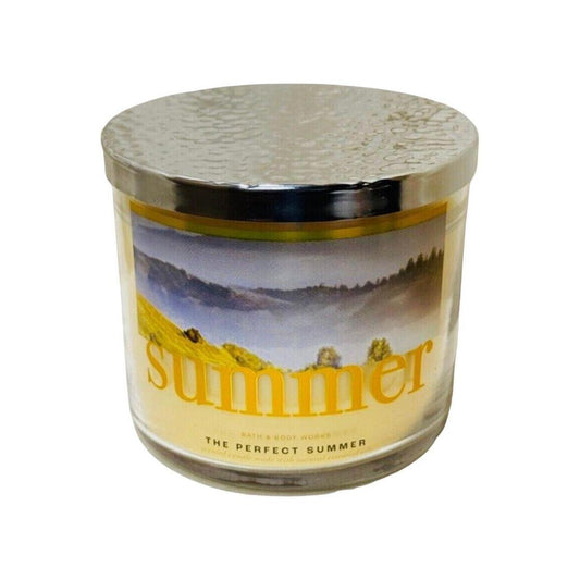 Bath & Body Works The Perfect Summer Scented 3 Wick Candle 