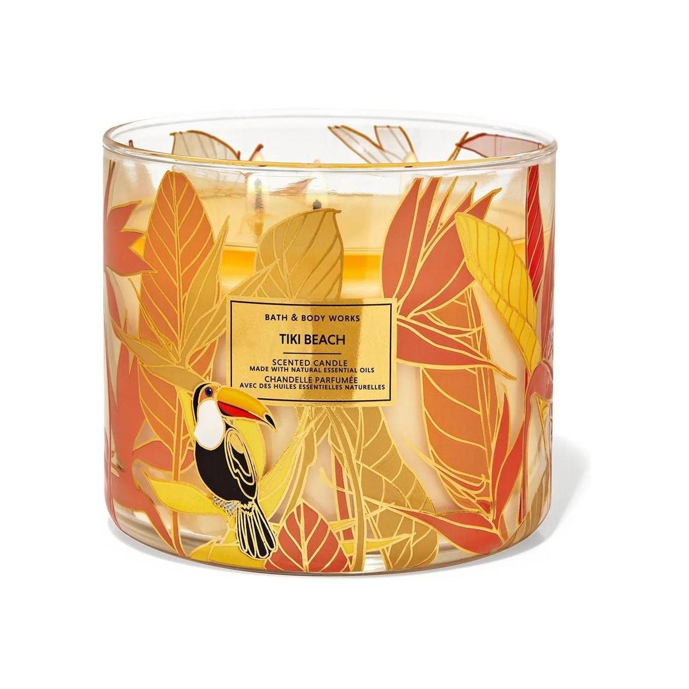 Bath & Body Works Tiki Beach 3-Wick Scented Wax 3-Wick Candle 