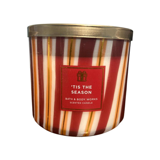 Bath & Body Works ’Tis The Season Scented 3-Wick Candle 