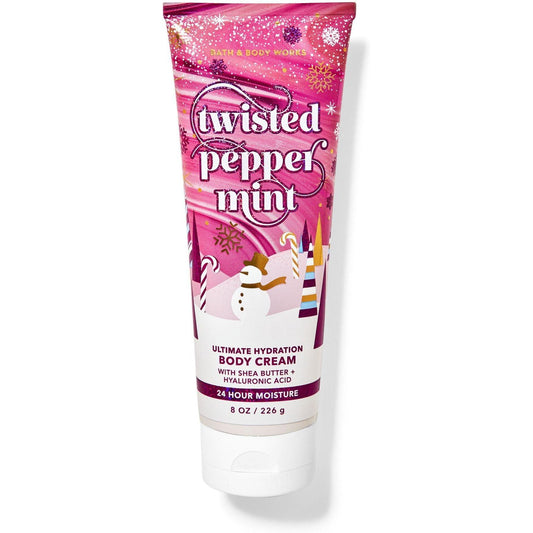 Bath & Body Works Twisted Peppermint Ultimate Hydration Body Cream Lotion 
