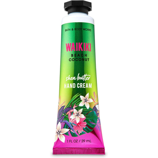 Bath & Body Works Waikiki Beach Coconut Hand Cream Travel Size Lotion 