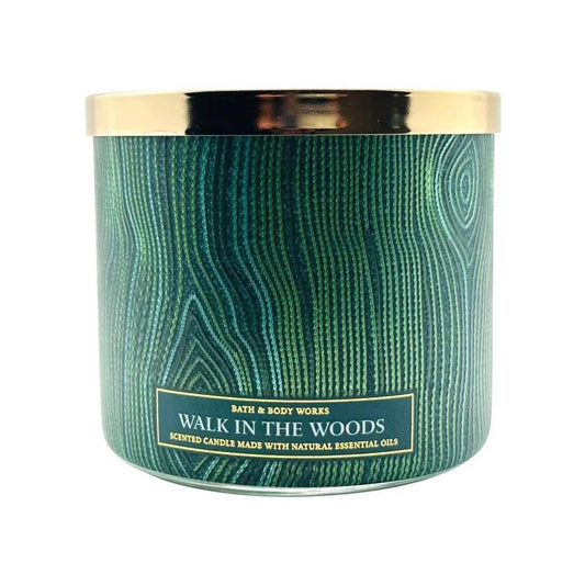 Bath & Body Works Walk In The Woods Scented 3-Wick Candle 