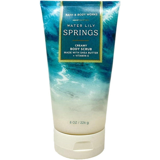 Bath & Body Works WATER LILY SPRINGS Creamy Body Scrub with Shea Butter + Vitamin E 