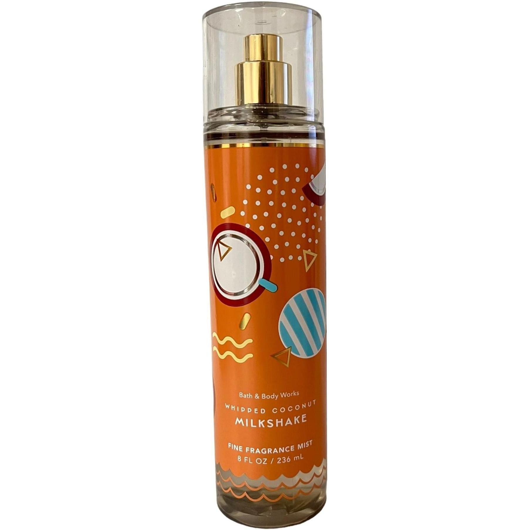 Bath & Body Works Whipped Coconut Milkshake Fine Fragrance Notes 