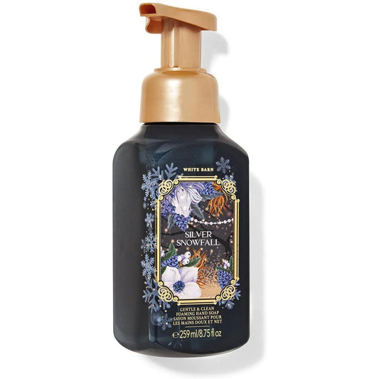 Bath & Body Works White Barn Glacier Mist Silver Snowfall Foaming Hand Soap (White Barn) 