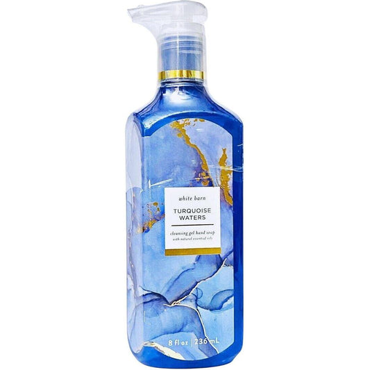 Bath & Body Works White Barn Turquoise Waters Cleansing Gel Hand Soap (White Barn) 
