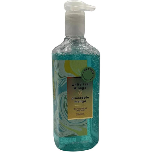Bath & Body Works White Tea & Sage & Pineapple Mango Deep Cleansing Hand Soap 