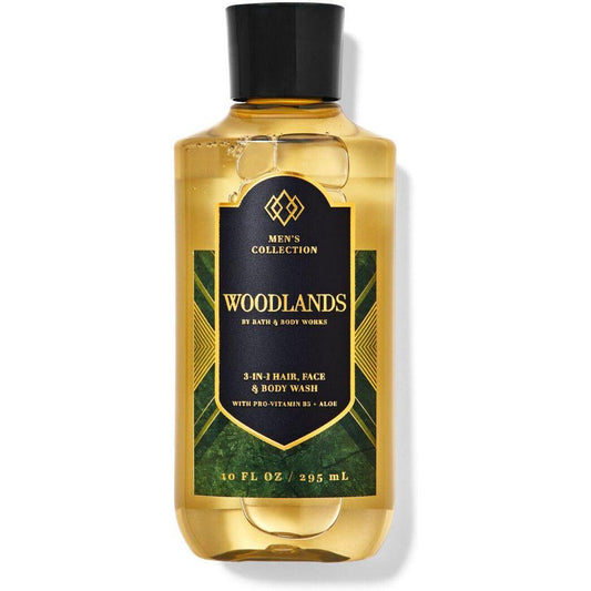 Bath & Body Works Woodlands 3-In-1 Hair Face & Body Wash (Men's Collection) 