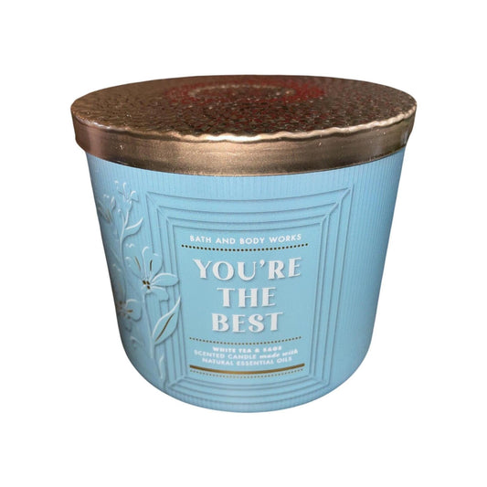 Bath & Body Works You'Re The Best White Tea & Sage Scented Candle 