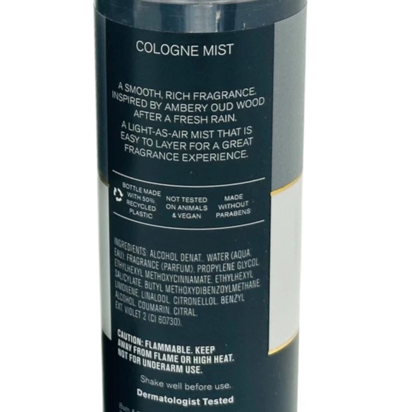 Dark Amber & Oud Cologne Mist