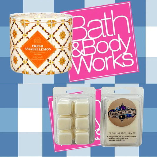 Fresh Amalfi Lemon Wax Melts | Bath and Body Works | Bright, Citrus, Clean Scent | Enchanted Hour Co