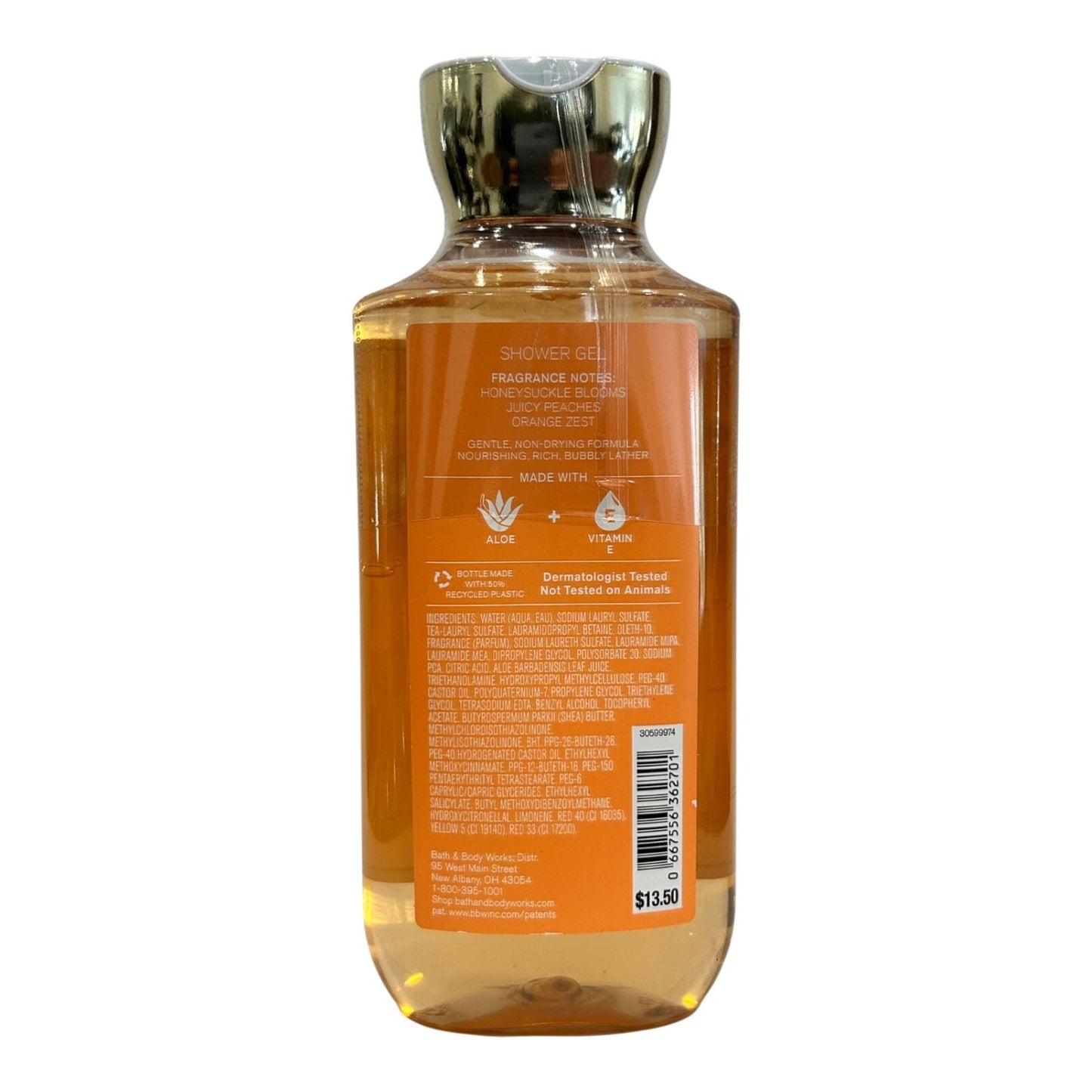 Honeysuckle & Peach Spritz Shower Gel