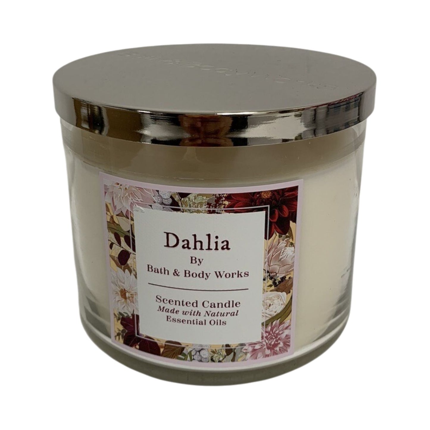 Dahlia Scented 3-Wick Candle