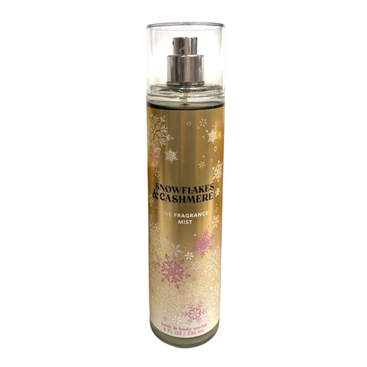 Bath and Body Works Snowflakes & Cashmere Fine Fragrance Mist (8 FL OZ / 236 mL)