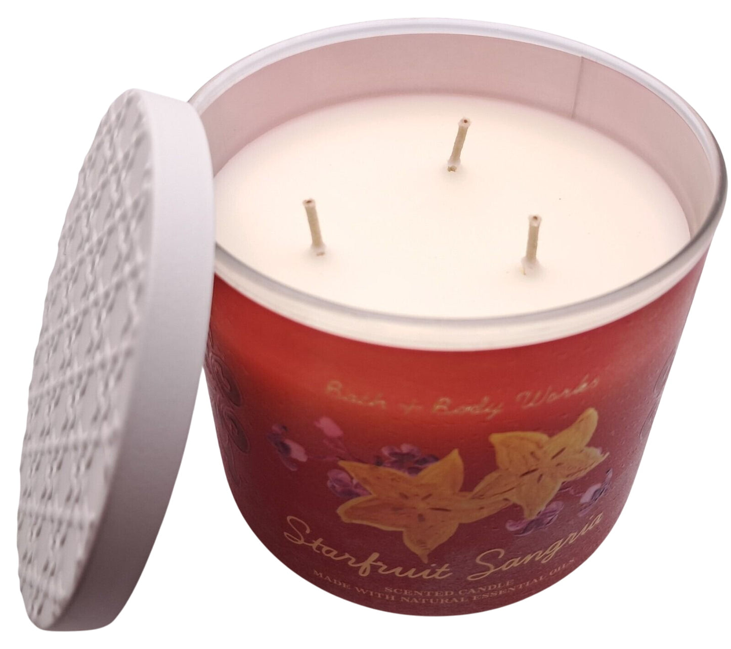 Starfruit Sangria Scented 3-Wick Candle