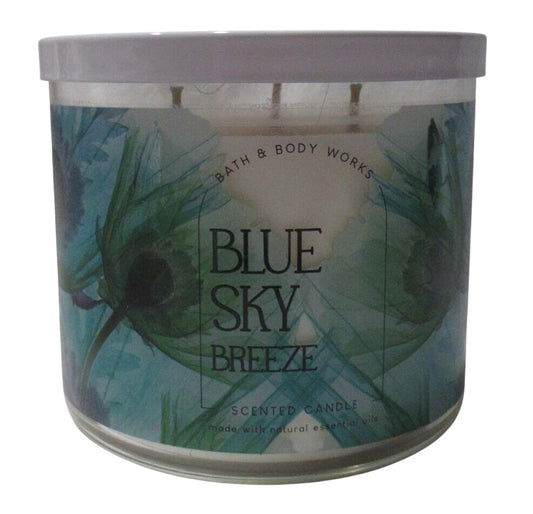 Blue Sky Breeze Scented 3-Wick Candle