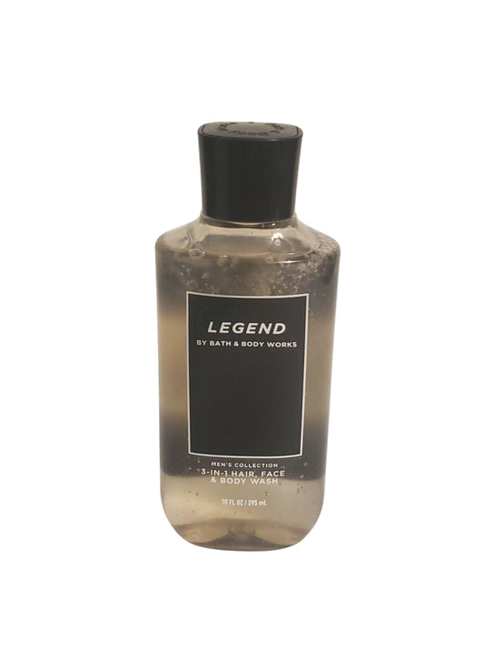 Bath and Body Works Legend 3-in-1 Hair, Face & Body Wash (Men's Collection) 10 Fl Oz / 295 ML