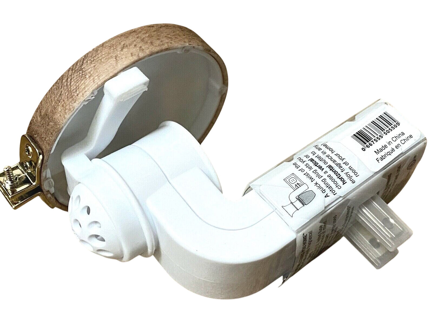 White Barn Stay Cozy Embroidery Wallflowers Fragrance Plug (White Barn)